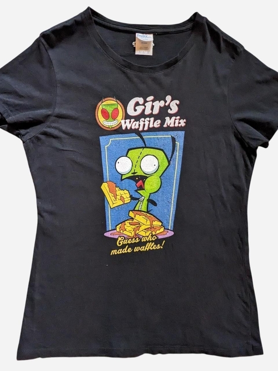 Nickelodeon Tops - officially licensed invader zim gir black t shirt